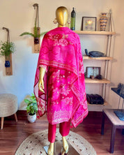 Jazmin Pink Organza Kurta Set - Param Iqbal