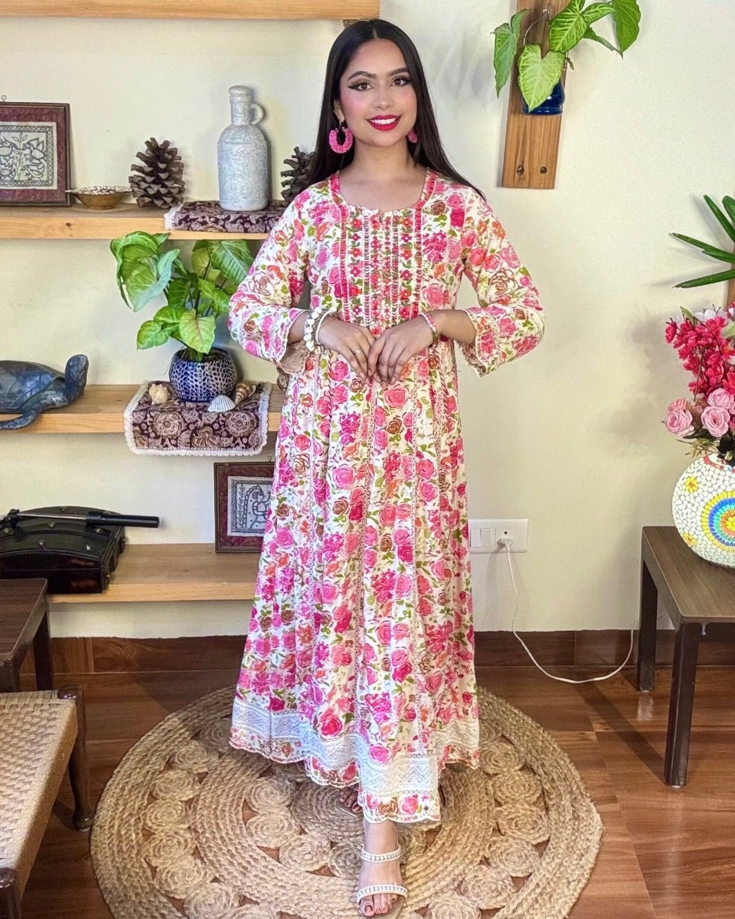 Vaanya White Cotton Kurta Set - Param Iqbal