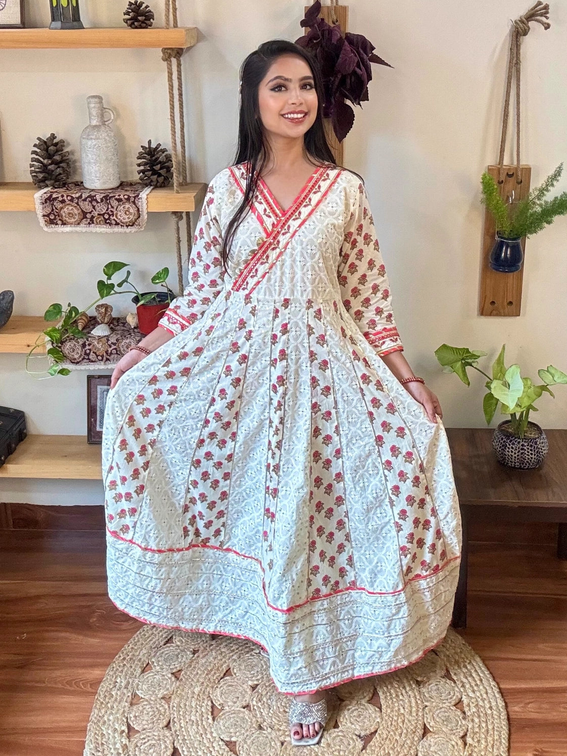 Niloufar white Cotton Suit |Param Iqbal 