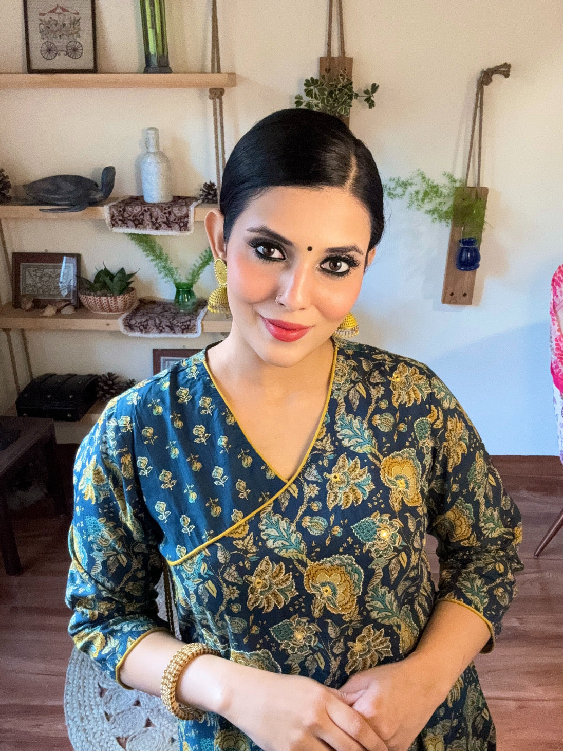 Pakeezah Blue Cotton Suit | Param Iqbal 