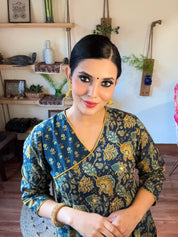 Pakeezah Blue Cotton Suit | Param Iqbal 