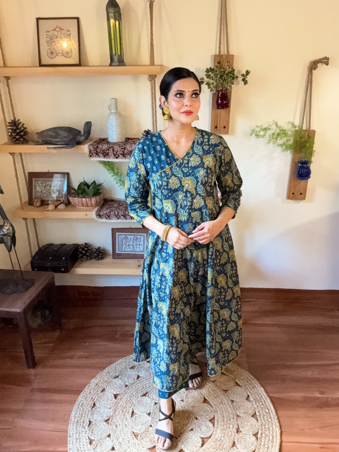 Pakeezah Blue Cotton Suit | Param Iqbal 