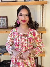 Vaanya White Cotton Suit I Param Iqbal