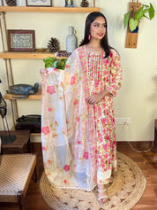 Vaanya White Cotton Suit I Param Iqbal