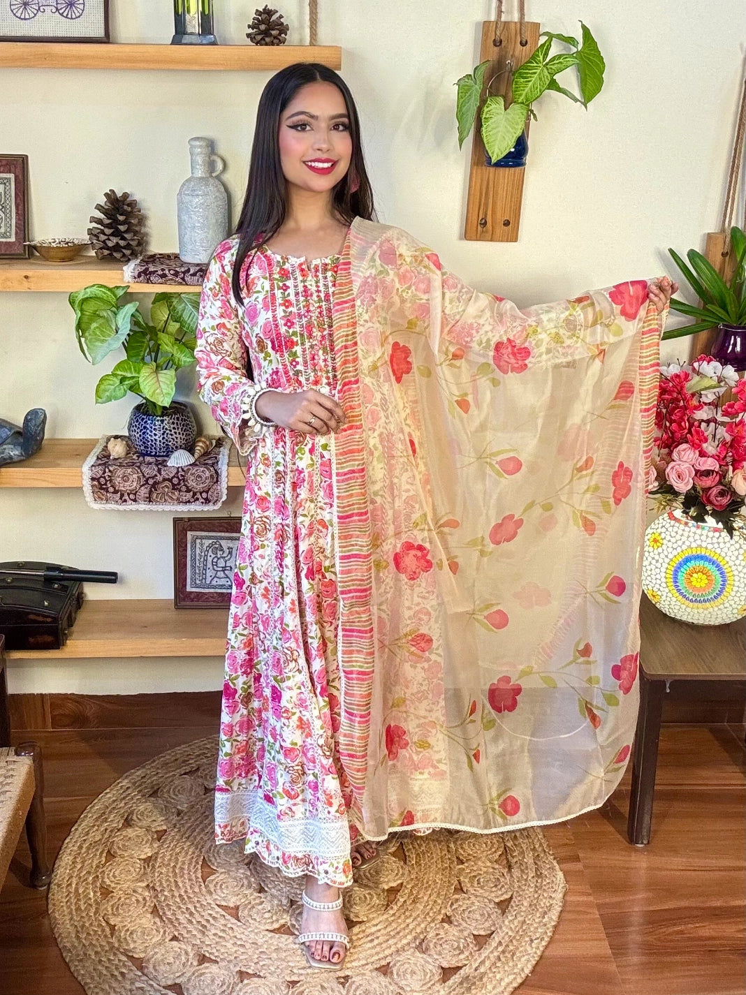Vaanya White Cotton Suit I Param Iqbal