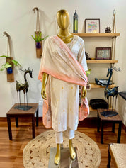 Haniya Cream Cotton Suit | Param Iqbal