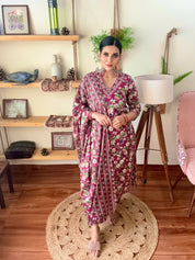 Shireen Pink Cotton Suit | Param Iqbal 