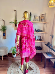 Jazmin Pink Organza Suit | Param Iqbal