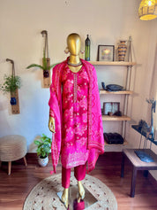 Jazmin Pink Organza Suit | Param Iqbal