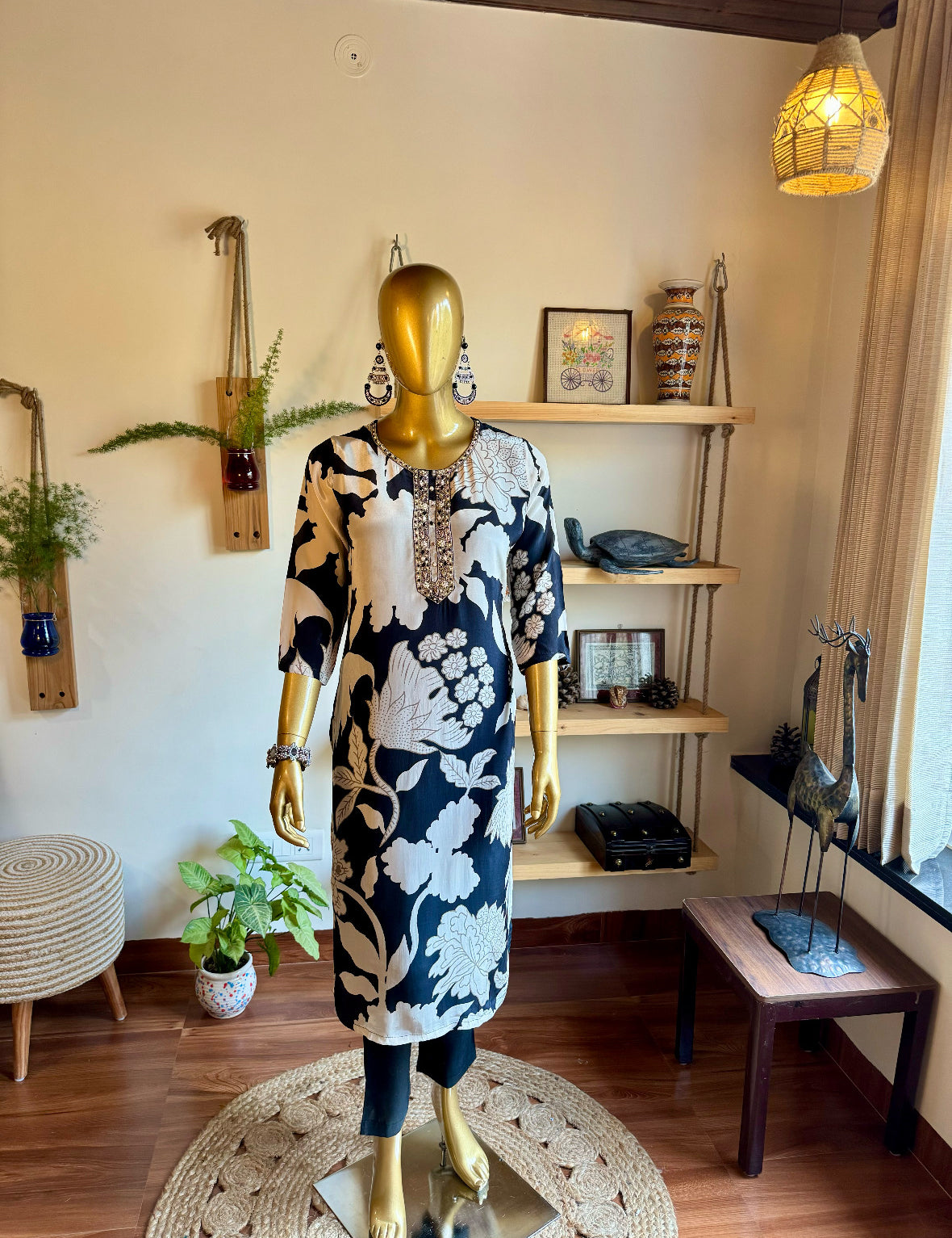 Sabiyah Black Chinnon Suit I Param Iqbal