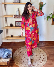 Devanshi Pink Muslin Suit - Param Iqbal