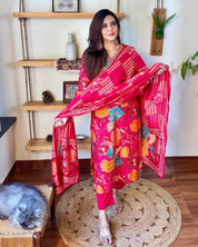 Devanshi Pink Muslin Suit - Param Iqbal