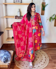 Devanshi Pink Muslin Suit - Param Iqbal
