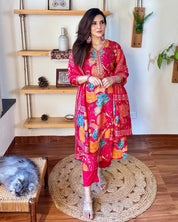 Devanshi Pink Muslin Suit - Param Iqbal