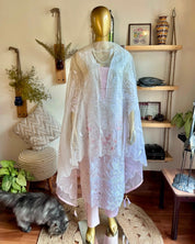 Kiara Pink Organza Kurta Set - Param Iqbal