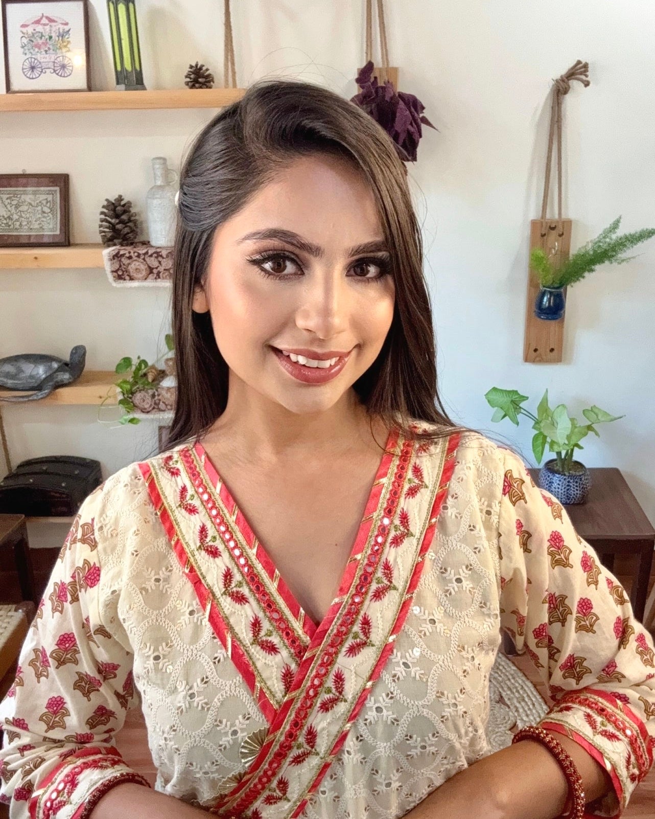 Niloufar white Cotton Kurta Set - Param Iqbal