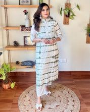Tara White Cotton Kurta Set - Param Iqbal